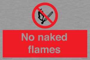No naked flames
